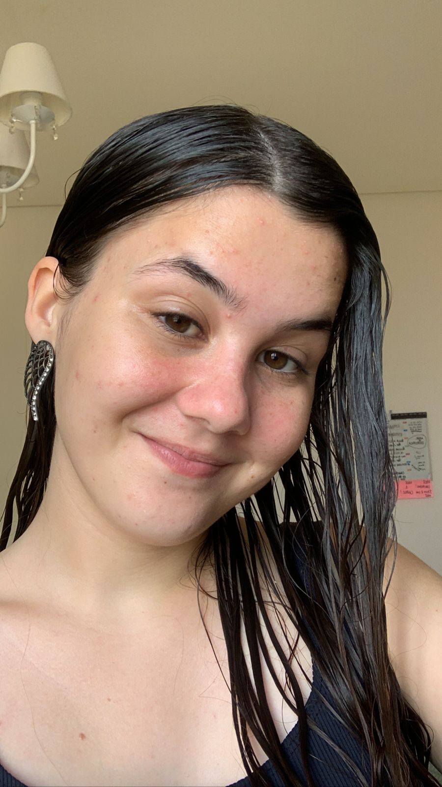 Retrato da Ester sorrindo